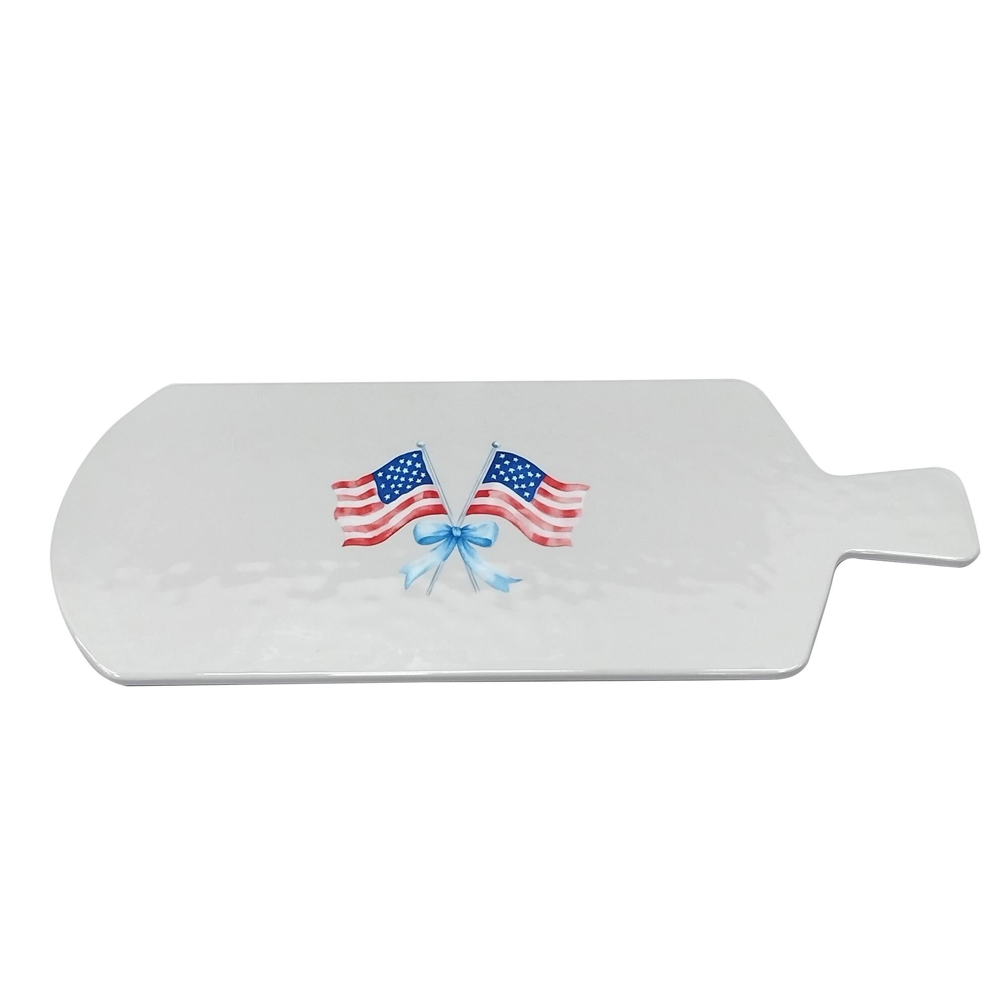 Red, White & Blue USA Flag Melamine Cheese Board by Celebrate It™